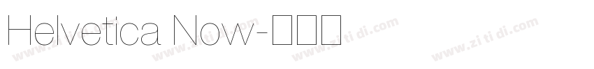 Helvetica Now字体转换